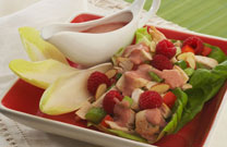 Raspberry Rich Turkey Salad