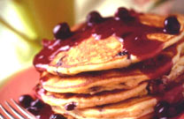Fluffy Blueberry Pancakes