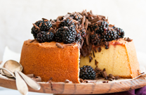 Almond and Blackberry Cake
