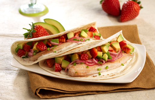 Naturipe Farms® Sweet and Savory Tilapia Tacos