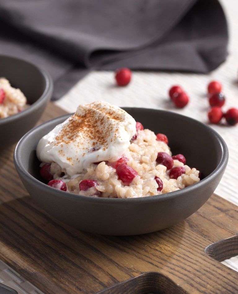 Cranberry Rice Pudding photograph