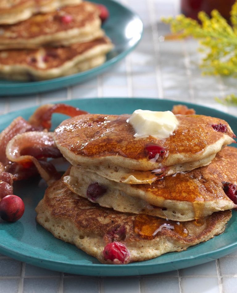 Cranberry and Rice Buttermilk Pancakes photograph