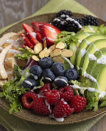 Very Berry Avocado Chicken Salad photograph