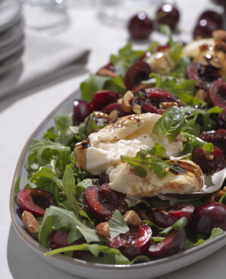 Cherry Burrata Salad photograph