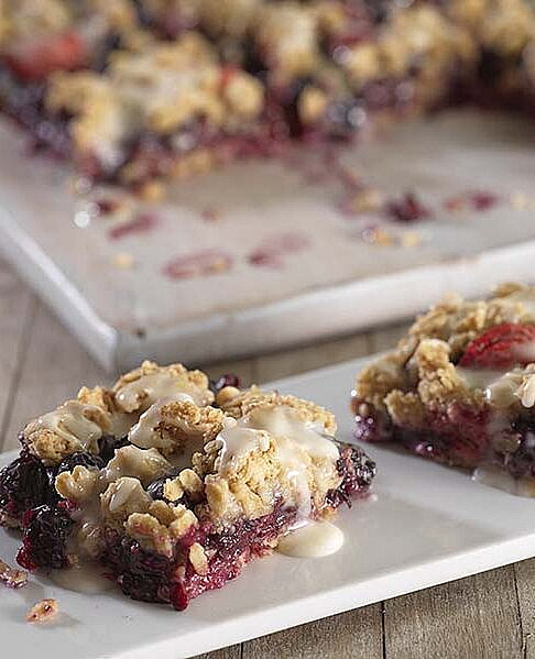 Gluten Free Berry Lemon Bars photograph