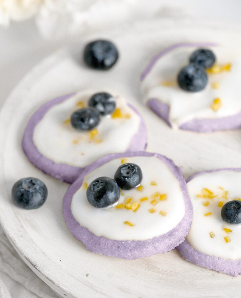 Blueberry Orange Iced Cookies photograph