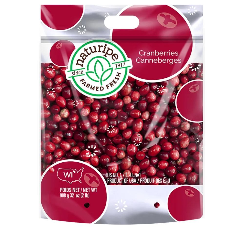 Nautripe Conventional Cranberries in bag